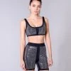 THE LUMi SHOP Black Rhinestone Top & Bottom Set Sequin Sets