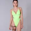 THE LUMi SHOP Neon Green Play Bodysuit