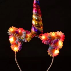 THE LUMi SHOP Original LED Ears - Rainbow Unicorn