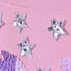 THE LUMi SHOP Hand Stitched Sequin Bottom-Pink Butterfly Dream