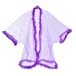 THE LUMi SHOP Fuzzy Kimono - Lavender Blossom Signature Fuzzy Kimonos