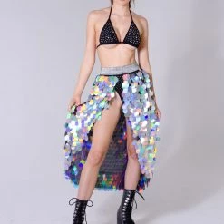 THE LUMi SHOP Sequin Skirts Pastel Meadow Sequin Skirt (Long)