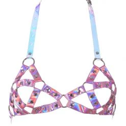 THE LUMi SHOP Electric Daisy Girl Harness Bralette