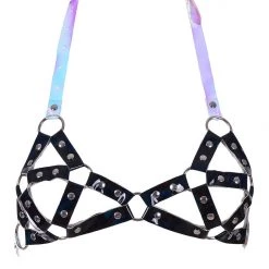 THE LUMi SHOP Electric Daisy Girl Harness Bralette