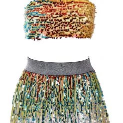 THE LUMi SHOP Palace Queen Sequin Set (Tube Top + Skirt) Sequin Sets