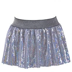THE LUMi SHOP Reversible Sequin Skirt - Holographic