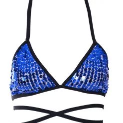 THE LUMi SHOP Ocean Blue Sequin Set (Top & Skirt)