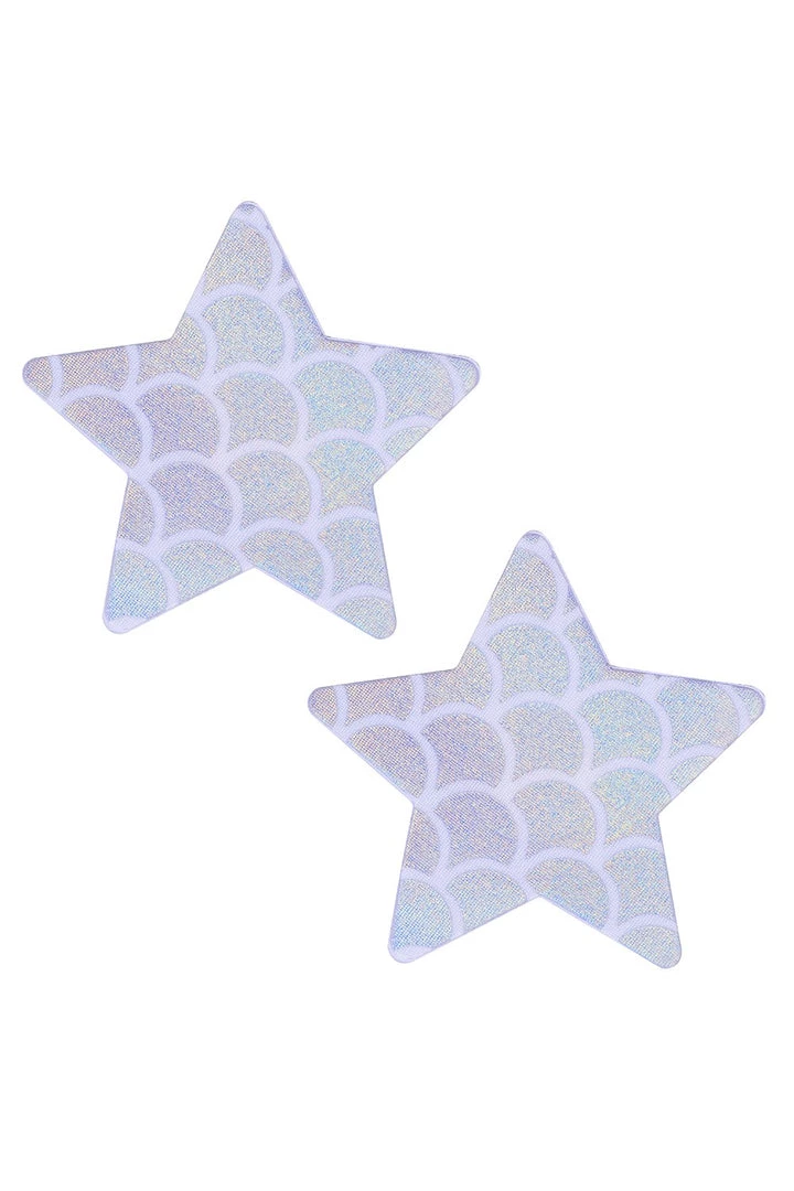 THE LUMi SHOP Iridescent Mermaid Star Pasties 3 THE LUMi SHOP Iridescent Mermaid Star Pasties