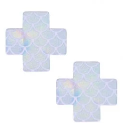 THE LUMi SHOP Iridescent Mermaid Cross Pasties