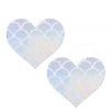 THE LUMi SHOP Iridescent Mermaid Heart Pasties