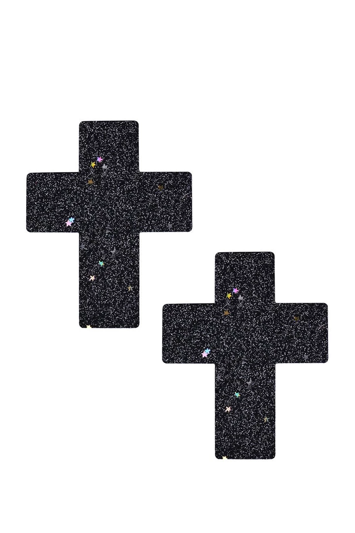 THE LUMi SHOP Black Cross Pasties 3 THE LUMi SHOP Black Cross Pasties