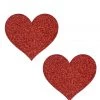 THE LUMi SHOP Glitter Red Heart Pasties
