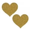 THE LUMi SHOP COSMETICS Glitter Gold Heart Pasties
