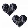 THE LUMi SHOP Black Lace Heart Pasties