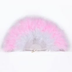 THE LUMi SHOP Big Fuzzy Fur Fan - Baby Pink FANS