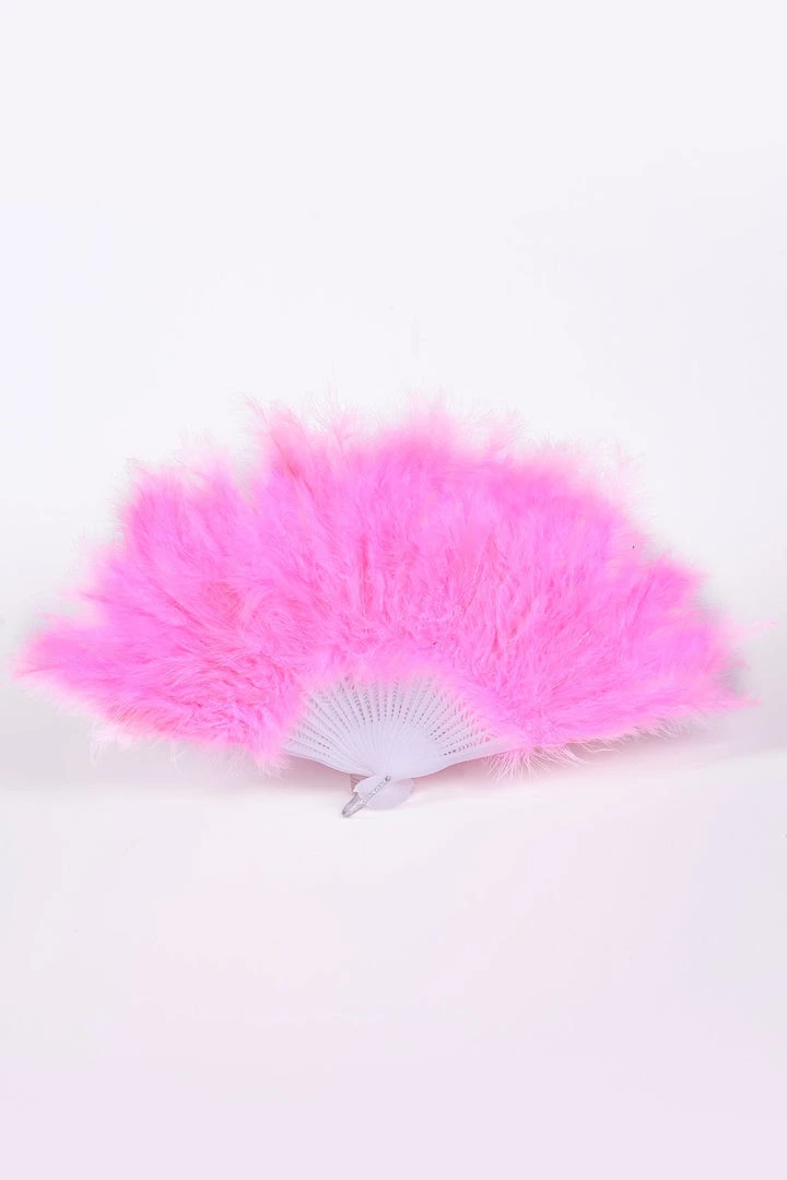 THE LUMi SHOP Fuzzy Fur Fan - Baby Pink FANS 3 THE LUMi SHOP Fuzzy Fur Fan - Baby Pink FANS