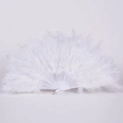 THE LUMi SHOP Fuzzy Fur Fan - White FANS