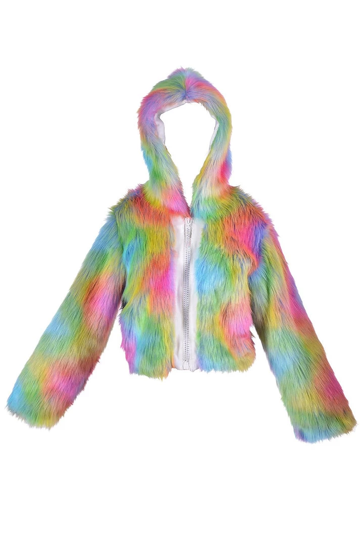 THE LUMi SHOP Nocturnal Wonderland Faux Fur Jacket Jackets 7 THE LUMi SHOP Nocturnal Wonderland Faux Fur Jacket Jackets