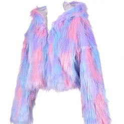 THE LUMi SHOP Cotton Cloud Faux Fur Jacket