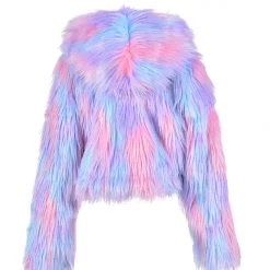 THE LUMi SHOP Cotton Cloud Faux Fur Jacket