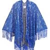 Lumishopusa Disco Sequin Tassel Kimono - Deep Ocean Signature Sequin Kimonos 2 Lumishopusa Disco Sequin Tassel Kimono - Deep Ocean Signature Sequin Kimonos