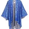 Lumishopusa Sequin Kimono - Deep Ocean