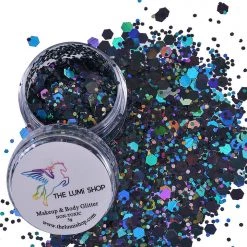 THE LUMi SHOP High Quality Hand-mixed Festival Makeup Glitters (Face | Hair | Body) - Aura Galaxy