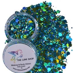 THE LUMi SHOP High Quality Hand-mixed Festival Makeup Glitters (Face | Hair | Body) - Kawaii Island COSMETICS