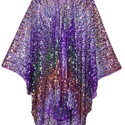 Lumishopusa Disco Sequin Kimono - Mermaid
