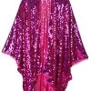 Lumishopusa Disco Sequin Kimono - Pink Rose
