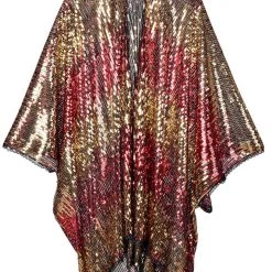 Lumishopusa Sequin Kimono - Autumn