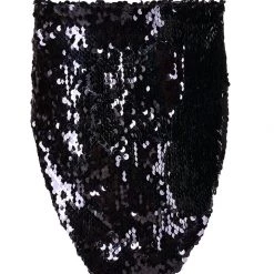 THE LUMi SHOP Sequin Bandanas Reversible Sequin Bandana & Face Mask - Black