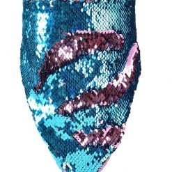 THE LUMi SHOP Reversible Sequin Bandana & Face Mask - Sky Blue & Pink Sequin Bandanas