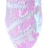 THE LUMi SHOP Sequin Bandanas Reversible Sequin Bandana & Face Mask - Iridescent & White