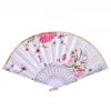 THE LUMi SHOP FANS Festival Silk Fan - White Blossoms