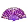 THE LUMi SHOP Festival Silk Fan - Purple Blossoms