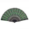 THE LUMi SHOP Peacock Sequin Fan - Green Sequin Fans