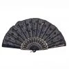 THE LUMi SHOP Peacock Sequin Fan - Black Sequin Fans