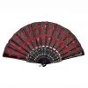 THE LUMi SHOP Peacock Sequin Fan - Red