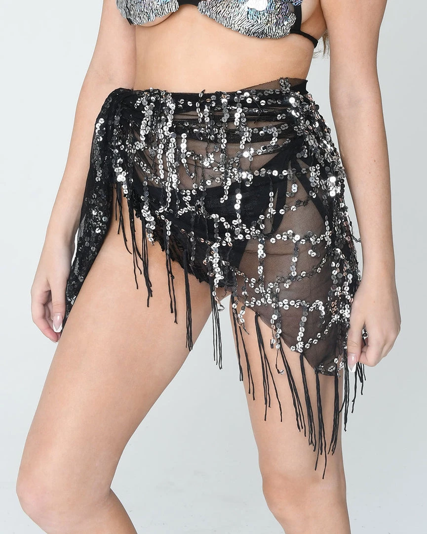 THE LUMi SHOP Disco Tassel Mini Sequin Skirt 3 THE LUMi SHOP Disco Tassel Mini Sequin Skirt