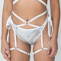 THE LUMi SHOP Pure White Leg Harness