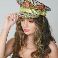 THE LUMI SHOP Golden Pink Rhinestone Festival Hat SPRING 2022 10 THE LUMI SHOP Golden Pink Rhinestone Festival Hat SPRING 2022