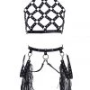 THE LUMi SHOP Goth Barbie Vegan Leather Harness Set