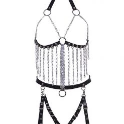 THE LUMi SHOP Goth Barbie Vegan Leather Harness Set