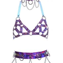 THE LUMi SHOP Sequin Sets Space Hologram Set - Purple ( 3 Pcs)