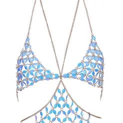 THE LUMi SHOP Iridescent Unicorn Chain Top