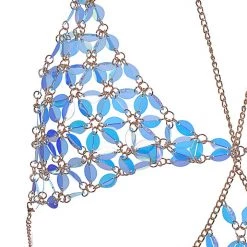 THE LUMi SHOP Iridescent Unicorn Chain Top