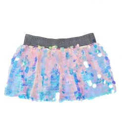 THE LUMi SHOP Iridescent Unicorn Sequin Mini Skirt