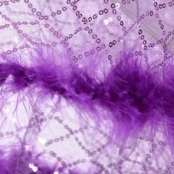 THE LUMi SHOP Signature Sequin Kimonos Fuzzy Sequin Kimono - Fuchsia