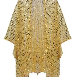 THE LUMi SHOP Signature Sequin Kimonos Sequin Kimono - Honey Gold
